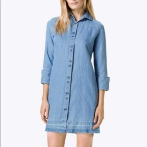 J Brand Bacall Shirt Dress in Fave